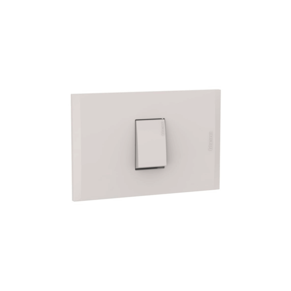 Interruptor unipolar simple 10AX-250V arena c/ placa arena Bticino
