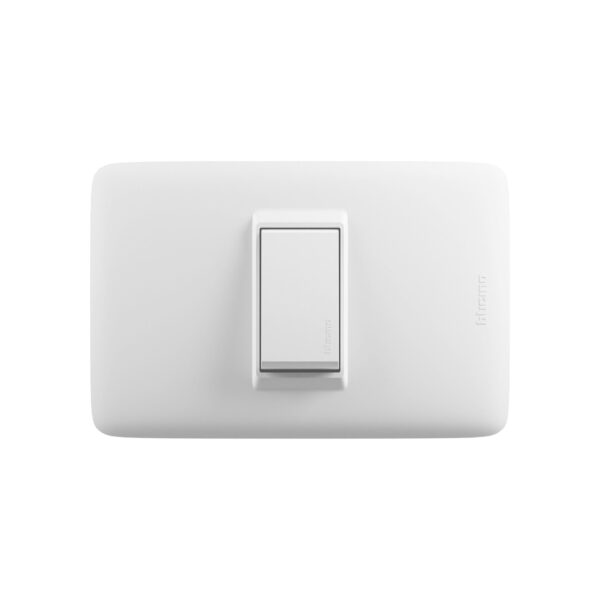 Beneficios de utilizar materiales eléctricos certificados en proyectos de gran escala 7 AP1100B Interruptor Unipolar 10A 250v Domino Sencia Plus Bticino