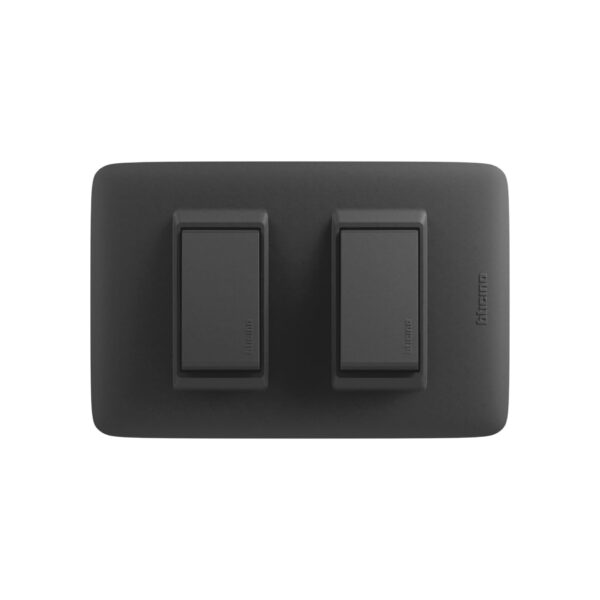AP1201N Interruptor 3 Vías Doble 10A 250v Domino Sencia Plus Bticino