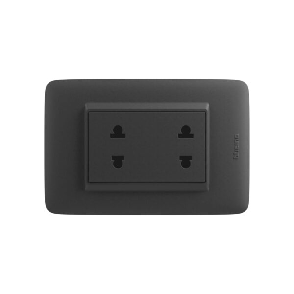 AP1212N Toma Universal Doble 16A 250V Domino Sencia Plus Bticino