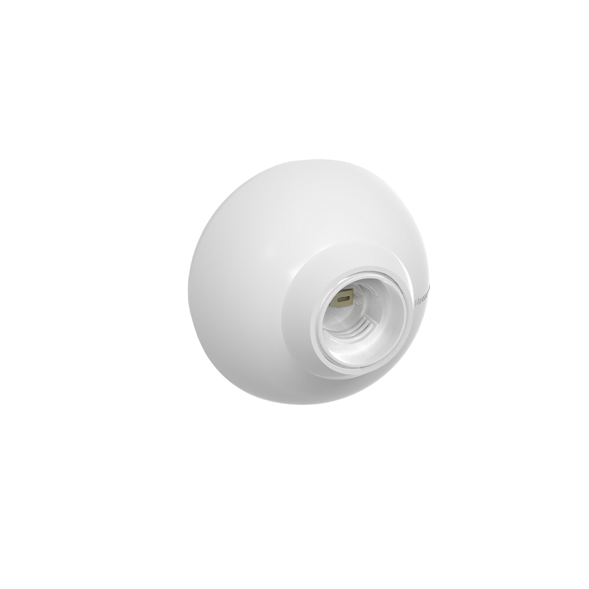 P23B-oval-blanco P23B Portalámpara rosca E27 Blanco Oval Bticino