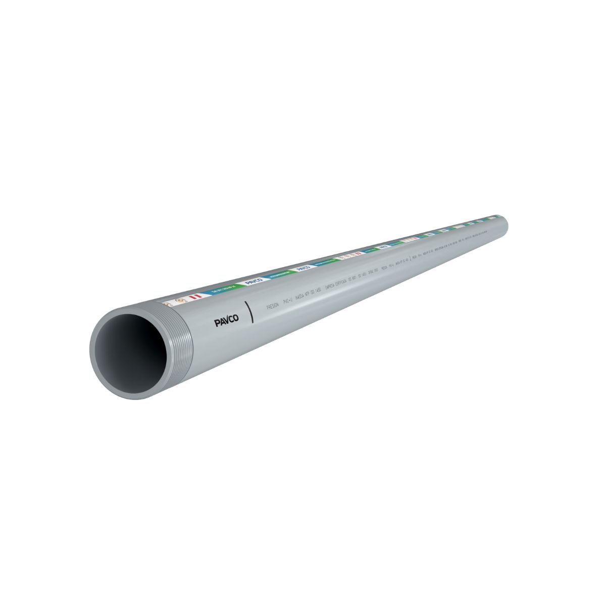 Tubo presión C-10 rosca 12 GO-Pavco Tubo presión C-10 rosca 1/2" Go Pavco